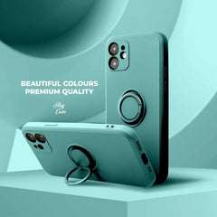 COPERTURA PER XIAOMI REDMI NOTE 13 PRO PLUS 5G HEYCASE ICON RING VERDE