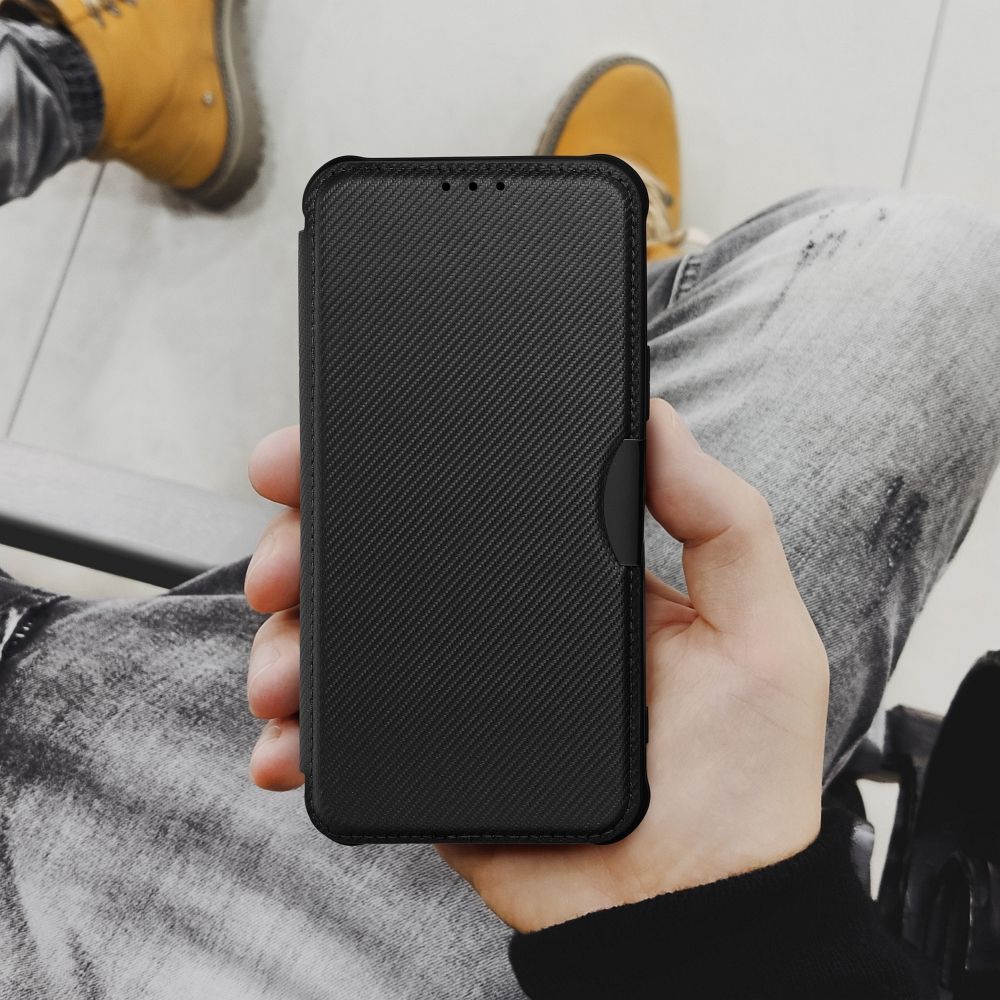 COPERTURA XIAOMI REDMI NOTE 13 PRO 4G / POCO M6 PRO 4G HEYCASE RAZOR WALLET NERA