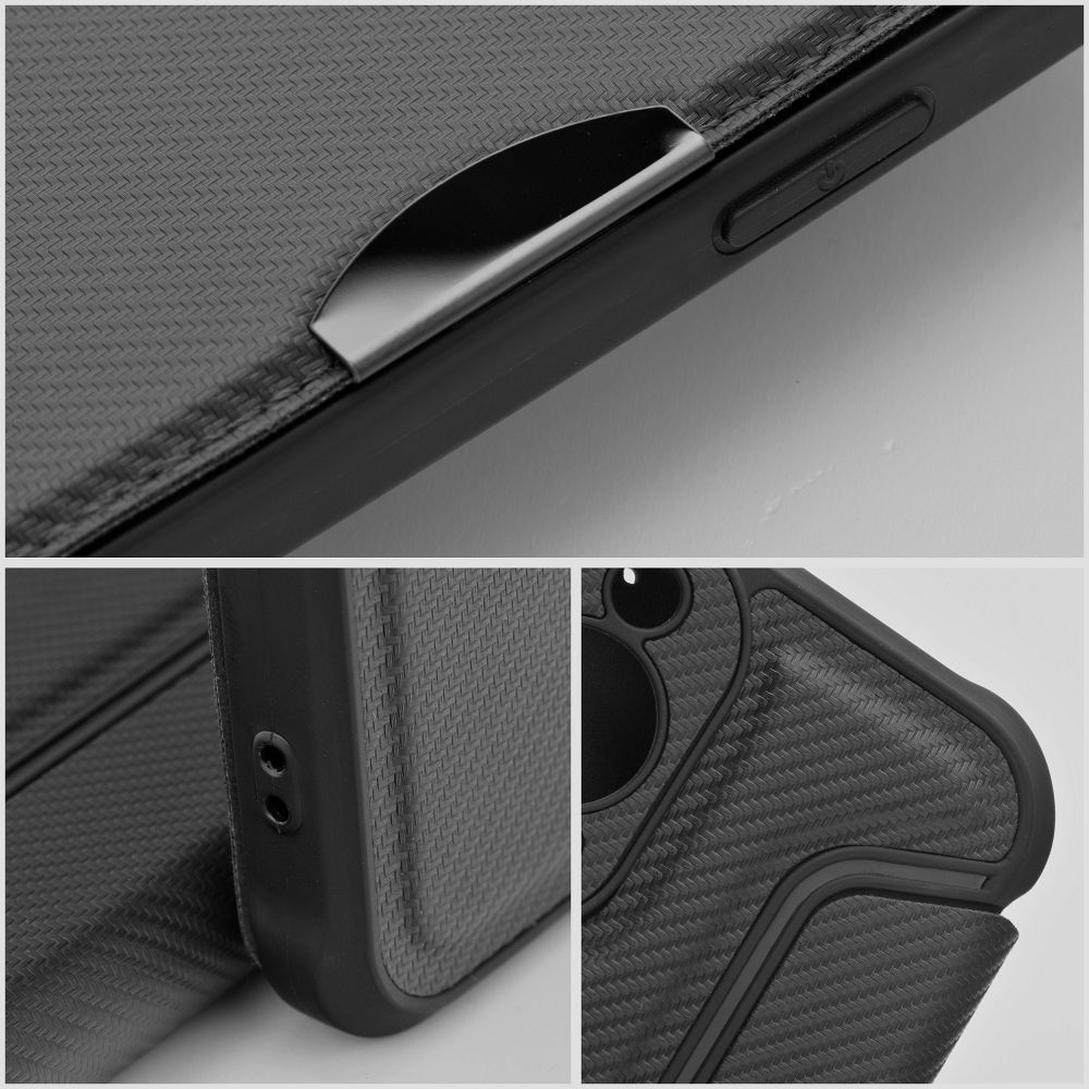 COPERTURA XIAOMI REDMI NOTE 13 PRO 4G / POCO M6 PRO 4G HEYCASE RAZOR WALLET NERA