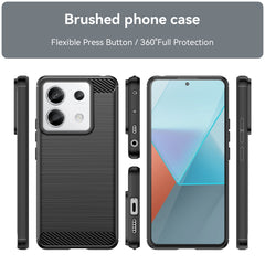 COPERTURA PER XIAOMI REDMI NOTE 13 PRO 5G HEYCASE CARBON BLACK