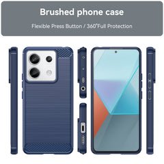 COPERTURA PER XIAOMI REDMI NOTE 13 PRO PLUS HEYCASE CARBON BLUE