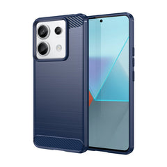 Custodia HeyCase Carbon Xiaomi Redmi Note 13 Pro 5g Blu