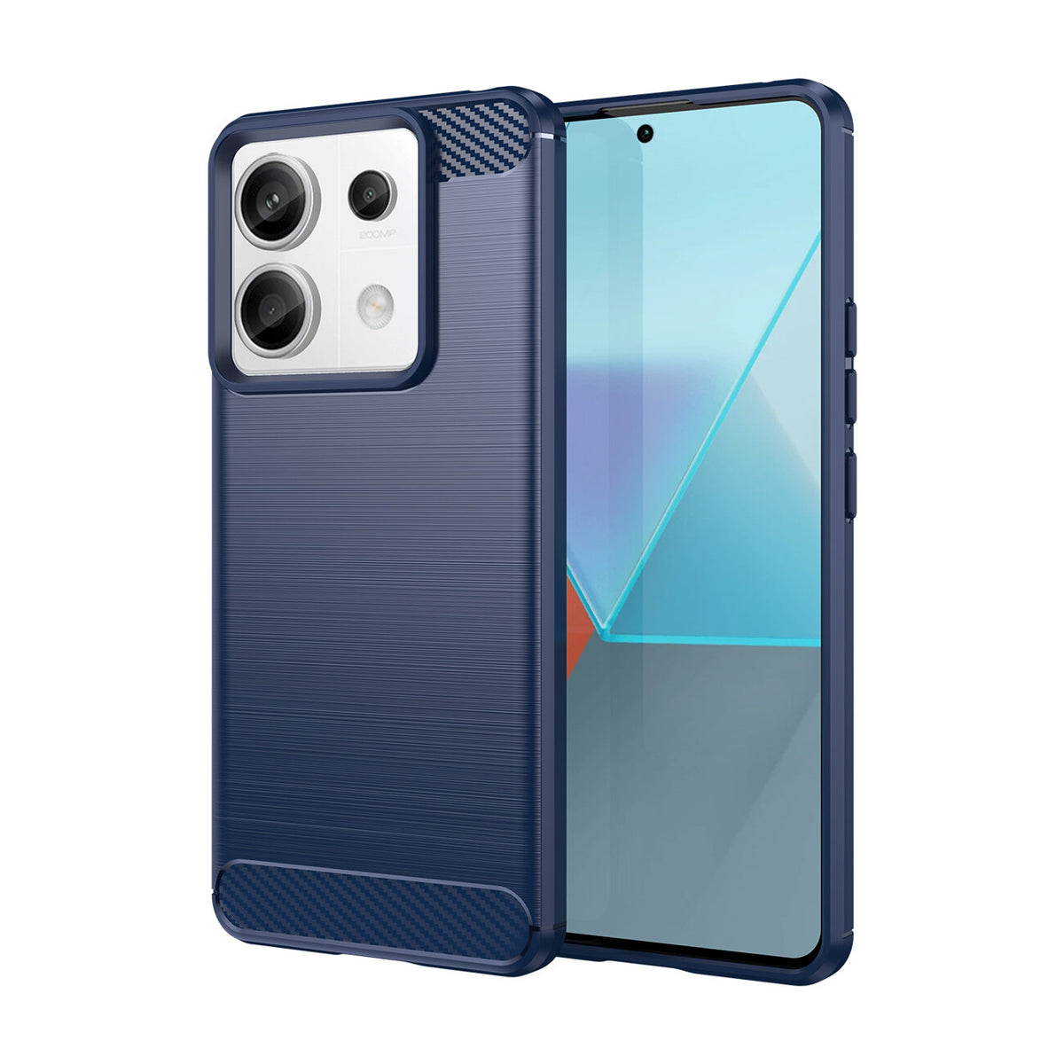 COPERTURA PER XIAOMI REDMI NOTE 13 PRO PLUS HEYCASE CARBON BLUE