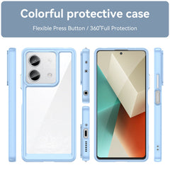 Coperchio HeyCase Frame Xiaomi Redmi Note 13 5G Blu