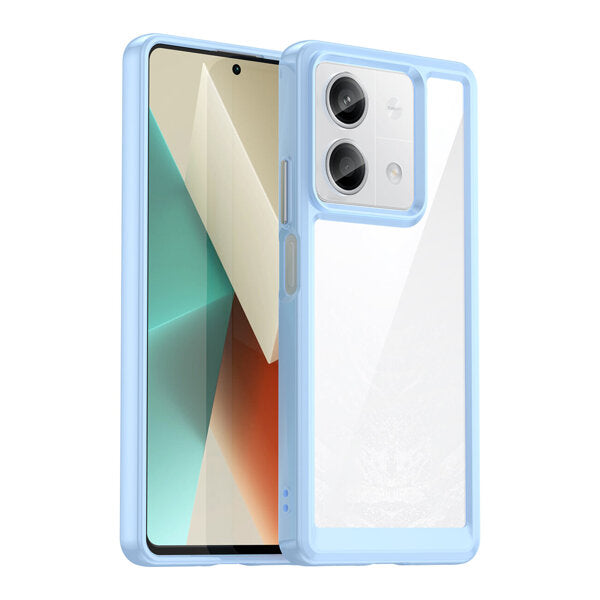 Coperchio HeyCase Frame Xiaomi Redmi Note 13 5G Blu