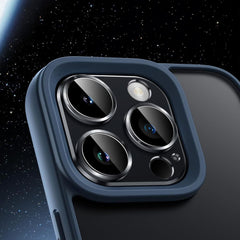 VETRO PROTETTIVO IN VETRO TEMPERATO PER LENTE DELLA FOTOCAMERA SU IPHONE 16 / 16 PLUS HOFI ALUCAM PRO+ NERO