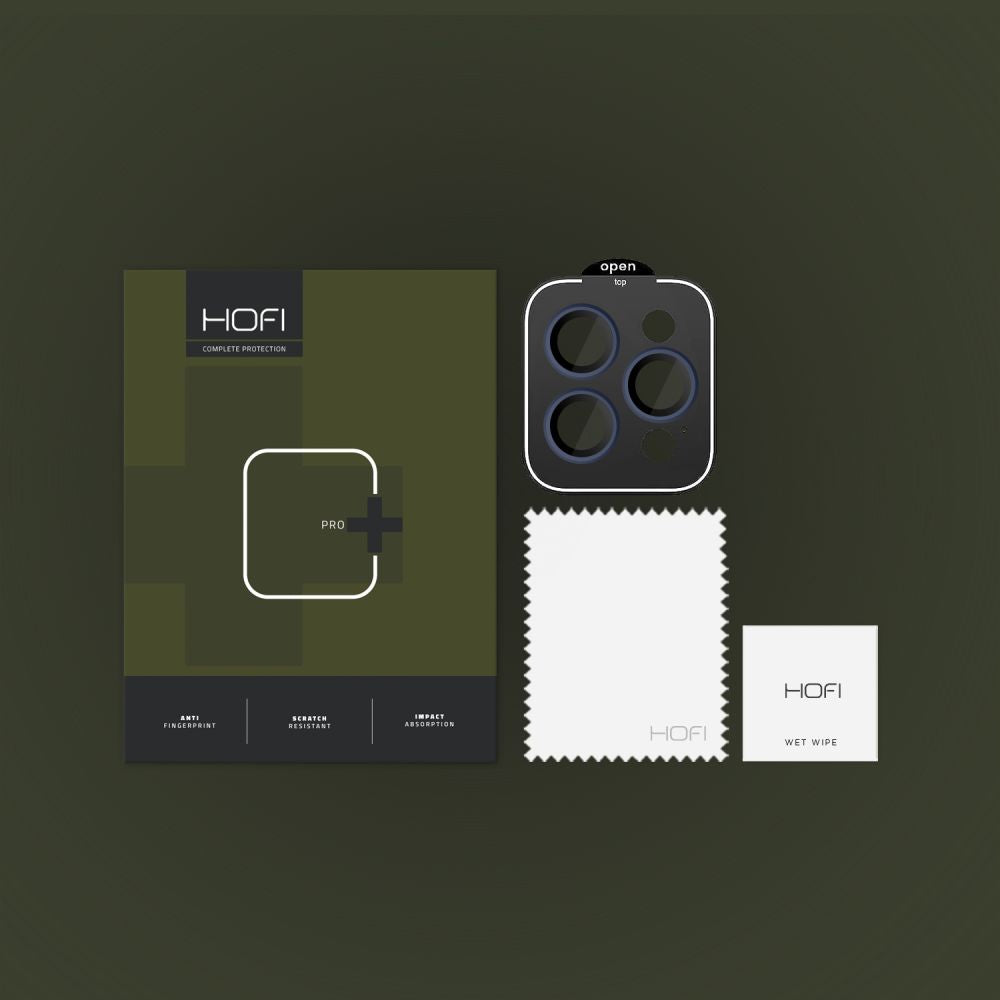 VETRO PROTETTIVO PER LA CAMERA HOFI CAMRING PRO+ IPHONE 15 PRO / 15 PRO MAX NAVY