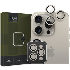 VETRO PROTETTIVO PER LA CAMERA HOFI CAMRING PRO+ IPHONE 15 PRO / 15 PRO MAX TITANIO