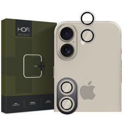 VETRO PROTETTIVO IN VETRO TEMPERATO PER LENTE DELLA FOTOCAMERA SU IPHONE 16 / 16 PLUS HOFI CAMRING PRO+ CLEAR
