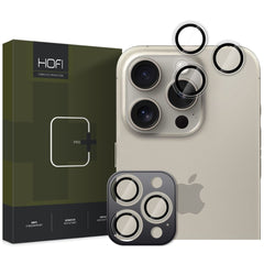 VETRO PROTETTIVO RIGIDO PER LENTE DELLA FOTOCAMERA SU IPHONE 16 PRO / 16 PRO MAX CAMRING PRO+ MAX CLEAR