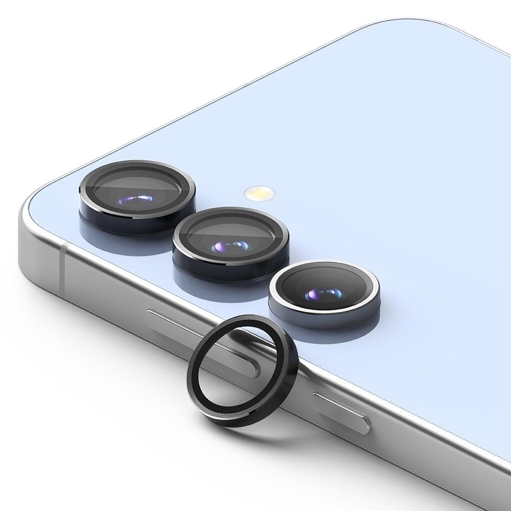 VETRO PROTETTIVO IN VETRO TEMPERATO PER LENTE DELLA FOTOCAMERA RINGKE CAMERA FRAME PROTECTOR 2-PACK GALAXY S4 FE NERO