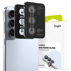VETRO PROTETTIVO IN VETRO TEMPERATO PER LENTE DELLA FOTOCAMERA RINGKE CAMERA FRAME PROTECTOR 2-PACK GALAXY S4 FE NERO