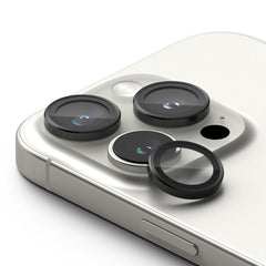VETRO PROTETTIVO RIGIDO PER LENTE DELLA FOTOCAMERA PER IPHONE 16 PRO MAX RINGKE CAMERA FRAME PROTECTOR 2-PACK NERO
