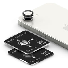 VETRO PROTETTIVO RIGIDO PER LENTI PER FOTOCAMERA RINGKE CAMERA FRAME PROTECTOR 2-PACK IPHONE 16E NERO