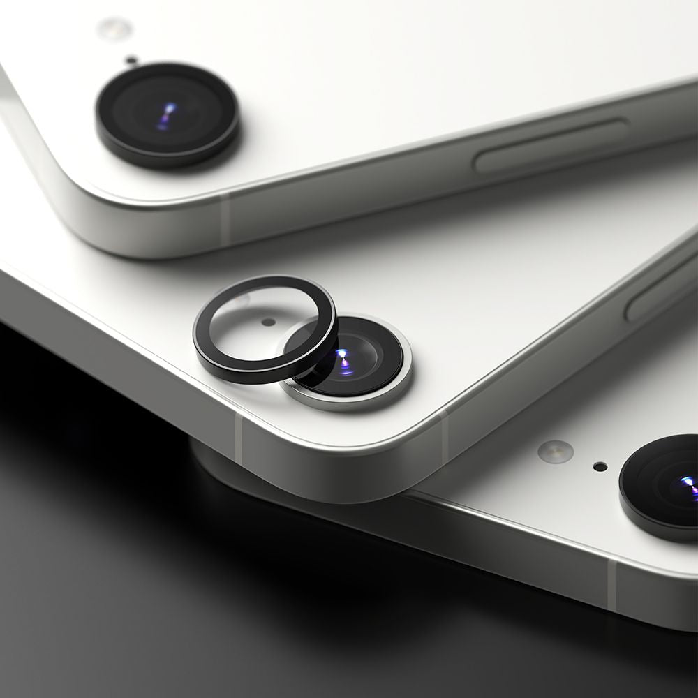 VETRO PROTETTIVO RIGIDO PER LENTI PER FOTOCAMERA RINGKE CAMERA FRAME PROTECTOR 2-PACK IPHONE 16E NERO