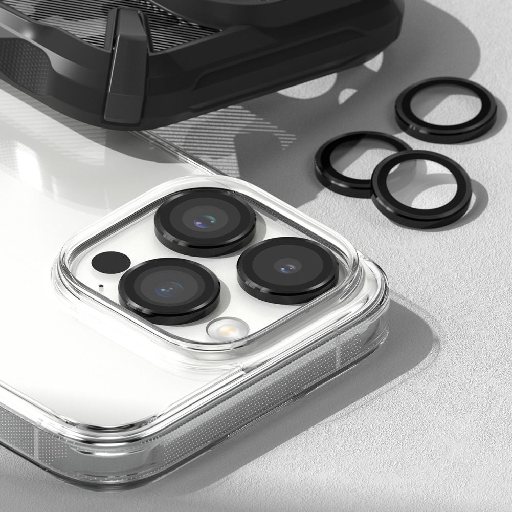PROTEZIONE PER FOTOCAMERA RINGKE CAMERA FRAME PROTECTOR IPHONE 15 PRO NERO