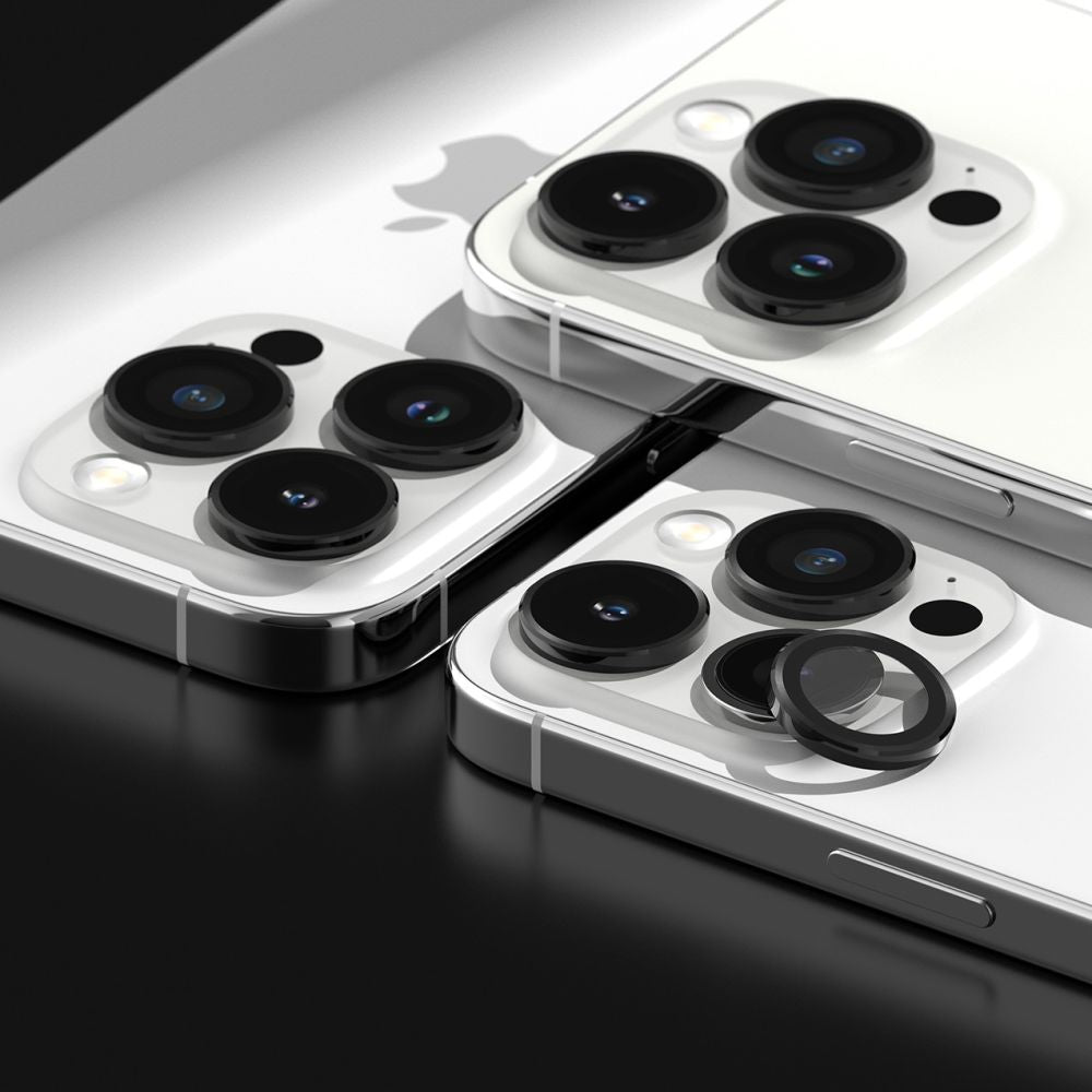 PROTEZIONE PER FOTOCAMERA RINGKE CAMERA FRAME PROTECTOR IPHONE 15 PRO NERO