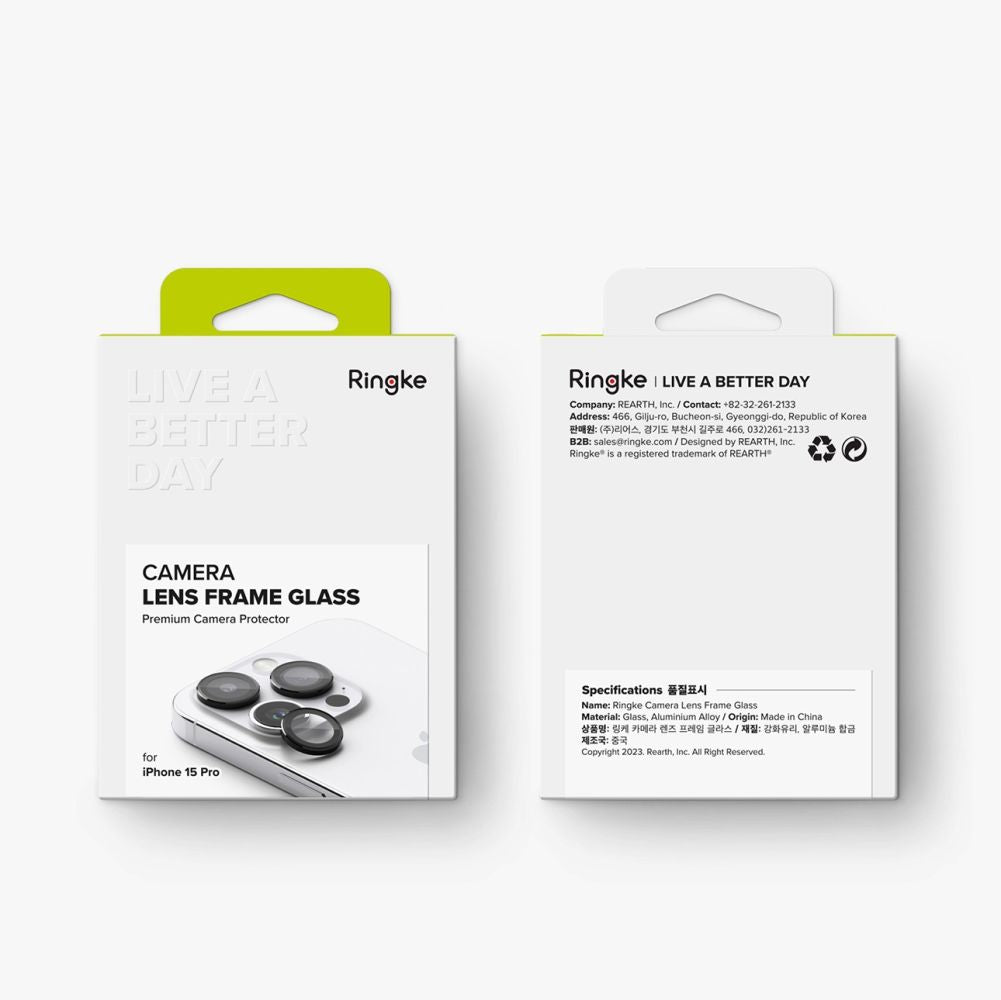 PROTEZIONE PER FOTOCAMERA RINGKE CAMERA FRAME PROTECTOR IPHONE 15 PRO MAX NERO