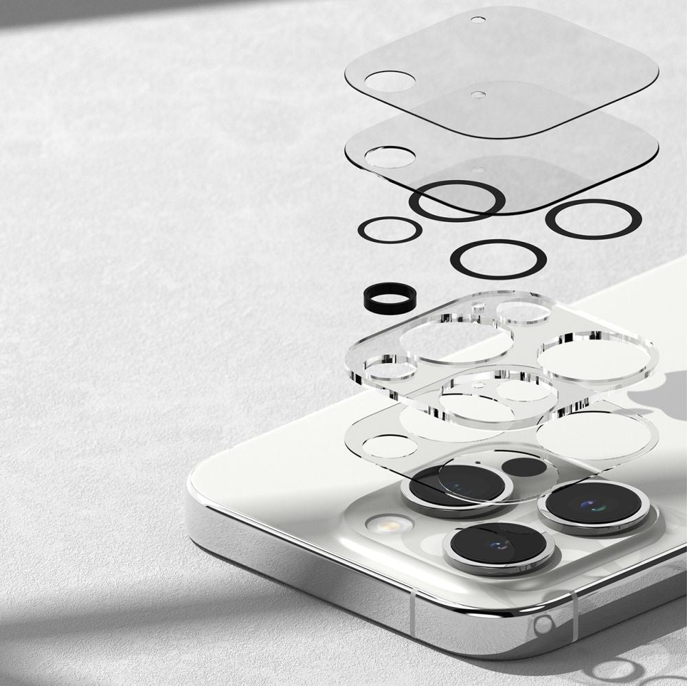PROTEZIONE PER FOTOCAMERA RINGKE CAMERA PROTECTOR 2-PACK IPHONE 15 PRO MAX TRASPARENTE