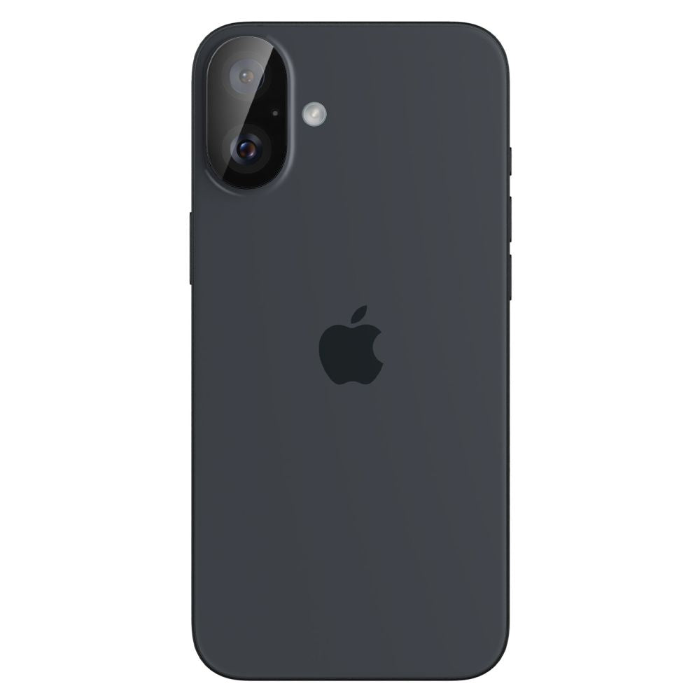 VETRO PROTETTIVO IN VETRO TEMPERATO PER LENTE DELLA FOTOCAMERA SPIGEN OPTIK GLAS.TR CAMERA PROTECTOR 2-PACK IPHONE 16 / 16 PLUS NERO