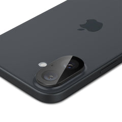 VETRO PROTETTIVO IN VETRO TEMPERATO PER LENTE DELLA FOTOCAMERA SPIGEN OPTIK GLAS.TR CAMERA PROTECTOR 2-PACK IPHONE 16 / 16 PLUS NERO