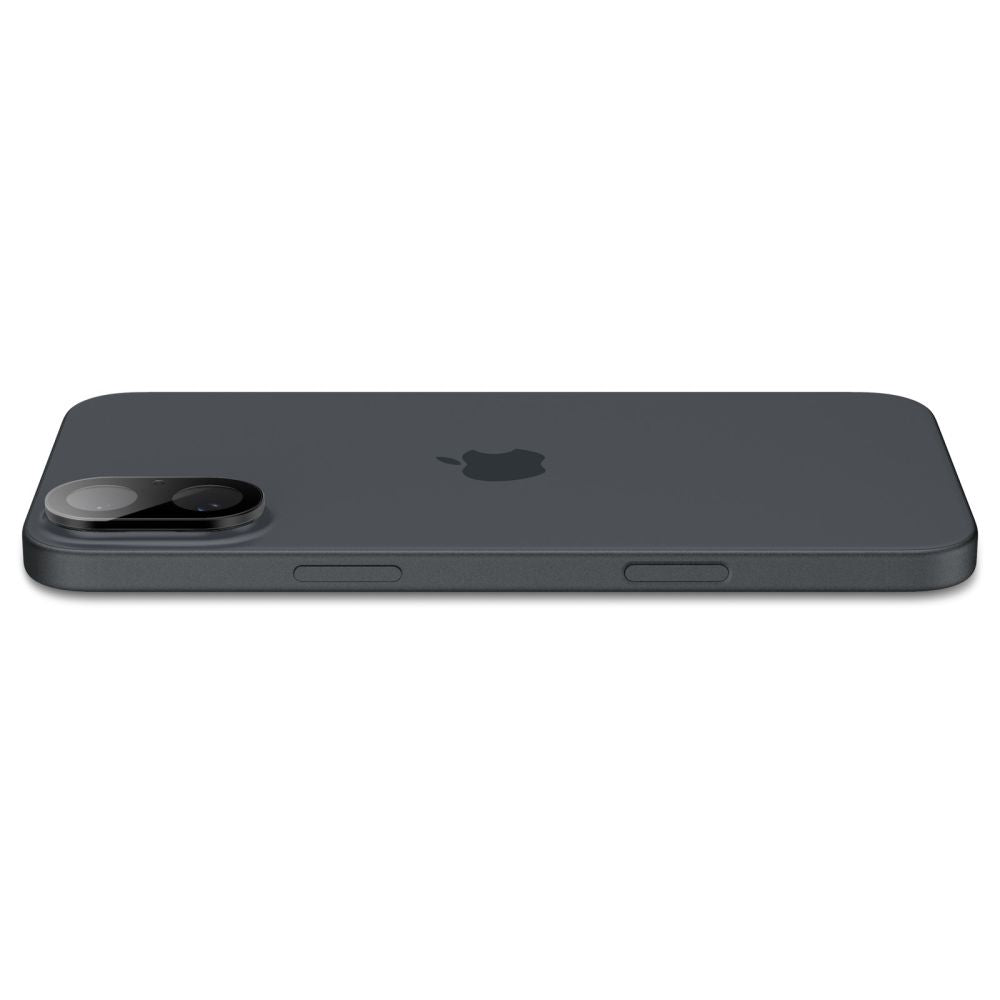 VETRO PROTETTIVO IN VETRO TEMPERATO PER LENTE DELLA FOTOCAMERA SPIGEN OPTIK GLAS.TR CAMERA PROTECTOR 2-PACK IPHONE 16 / 16 PLUS NERO