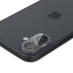 VETRO PROTETTIVO RIGIDO PER LENTE DELLA FOTOCAMERA SPIGEN OPTIK GLAS.TR CAMERA PROTECTOR 2-PACK IPHONE 16 / 16 PLUS CRYSTAL CLEAR