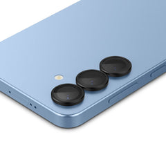 VETRO PROTETTIVO RIGIDO PER LENTE DELLA MACCHINA FOTOGRAFICA SPIGEN OPTIK PRO GLAS.TR "EZ FIT" PROTETTORE PER MACCHINA FOTOGRAFICA 2-PACK GALAXY S25 NERO