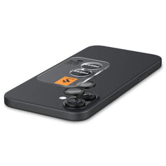 VETRO PROTETTIVO RIGIDO PER LENTE DELLA FOTOCAMERA SPIGEN OPTIK PRO GLAS.TR "EZ FIT" PROTETTORE PER FOTOCAMERA 2-PACK IPHONE 16 / 16 PLUS NERO
