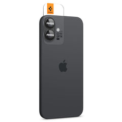 VETRO PROTETTIVO RIGIDO PER LENTE DELLA FOTOCAMERA SPIGEN OPTIK PRO GLAS.TR "EZ FIT" PROTETTORE PER FOTOCAMERA 2-PACK IPHONE 16 / 16 PLUS NERO