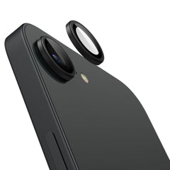 VETRO PROTETTIVO RIGIDO PER LENTE DELLA FOTOCAMERA SPIGEN OPTIK PRO GLAS.TR "EZ FIT" PROTETTORE PER FOTOCAMERA 2-PACK IPHONE 16E NERO