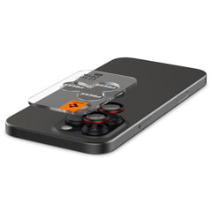 VETRO PROTETTIVO RIGIDO PER LENTE DELLA FOTOCAMERA SPIGEN OPTIK PRO L-SERIES GLAS.TR "EZ FIT" PROTETTORE PER FOTOCAMERA 2-PACK IPHONE 14 PRO / PRO MAX / 15 PRO / PRO MAX / 16 PRO / 16 PRO MAX NERO