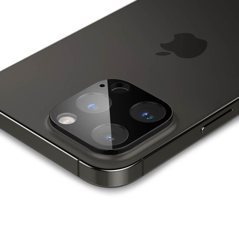 PROTEZIONE PER FOTOCAMERA SPIGEN OPTIK.TR CAMERA PROTECTOR 2-PACK IPHONE 14 PRO / 14 PRO MAX NERO