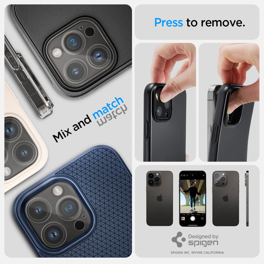 PROTEZIONE PER FOTOCAMERA SPIGEN OPTIK.TR CAMERA PROTECTOR 2-PACK IPHONE 14 PRO / 14 PRO MAX CRYSTAL CLEAR
