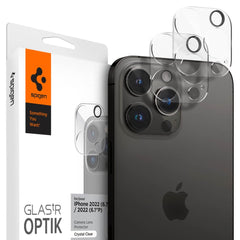 PROTEZIONE PER FOTOCAMERA SPIGEN OPTIK.TR CAMERA PROTECTOR 2-PACK IPHONE 14 PRO / 14 PRO MAX CRYSTAL CLEAR