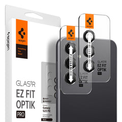PROTEZIONE PER FOTOCAMERA SPIGEN OPTIK.TR "EZ FIT" CAMERA PROTECTOR 2-PACK GALAXY S23 FE NERO