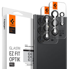 PROTEZIONE PER FOTOCAMERA SPIGEN OPTIK.TR "EZ FIT" CAMERA PROTECTOR 2-PACK GALAXY S24 ULTRA NERO