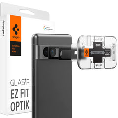 PROTEZIONE PER FOTOCAMERA SPIGEN OPTIK.TR "EZ FIT" CAMERA PROTECTOR 2-PACK GOOGLE PIXEL 7A NERO