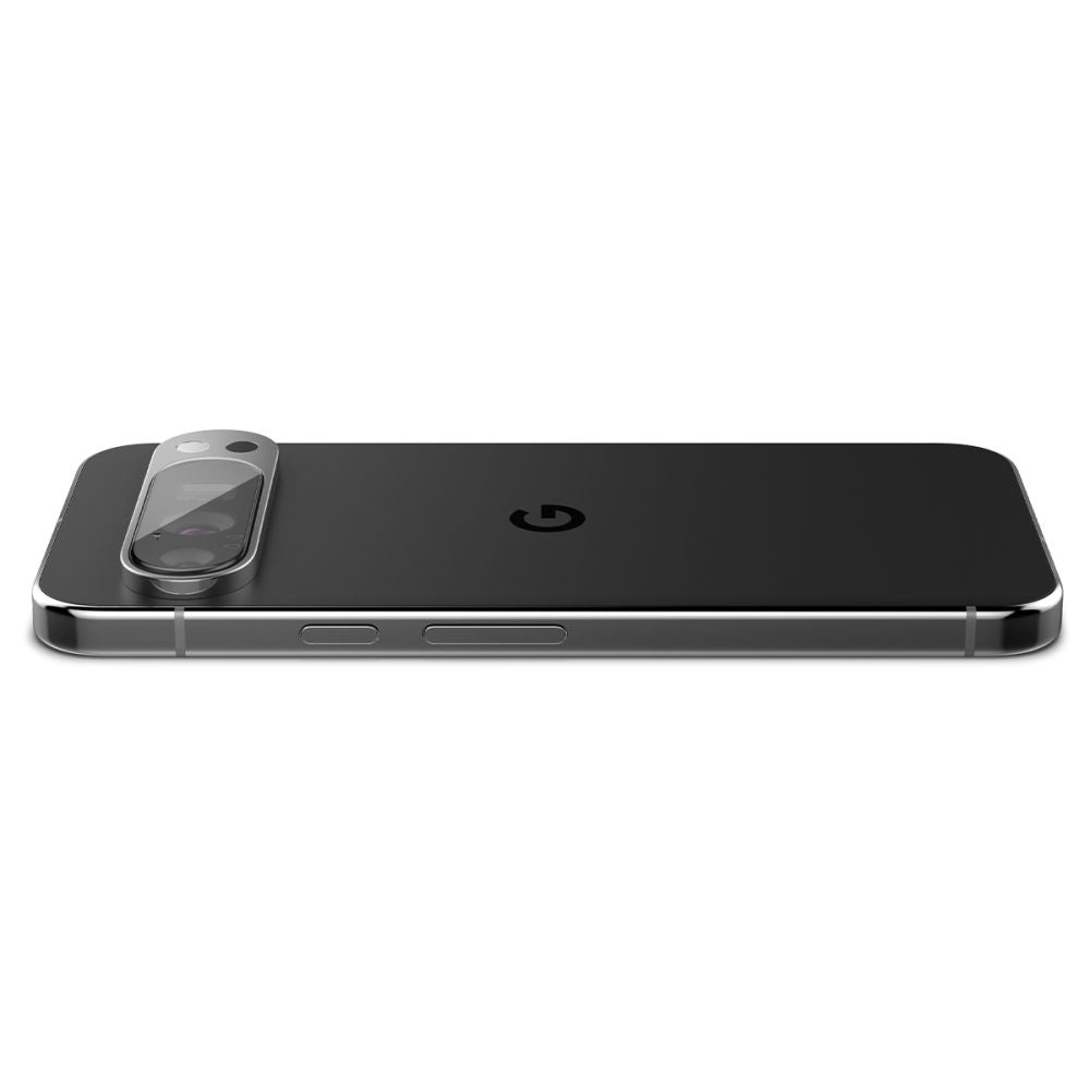 VETRO PROTETTIVO RIGIDO PER LENTE DELLA FOTOCAMERA SPIGEN OPTIK.TR "EZ FIT" PROTETTORE PER FOTOCAMERA 2-PACK GOOGLE PIXEL 9 PRO CRISTALLO TRASPARENTE