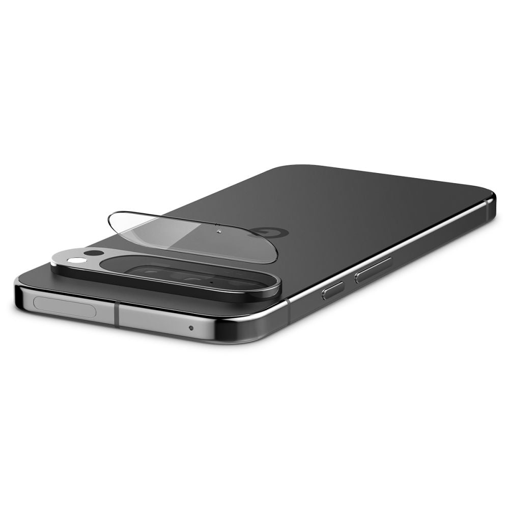 VETRO PROTETTIVO RIGIDO PER LENTE DELLA FOTOCAMERA SPIGEN OPTIK.TR "EZ FIT" PROTETTORE PER FOTOCAMERA 2-PACK GOOGLE PIXEL 9 PRO XL CRISTALLO TRASPARENTE