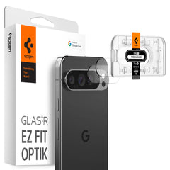 VETRO PROTETTIVO RIGIDO PER LENTE DELLA FOTOCAMERA SPIGEN OPTIK.TR "EZ FIT" PROTETTORE PER FOTOCAMERA 2-PACK GOOGLE PIXEL 9 PRO XL CRISTALLO TRASPARENTE