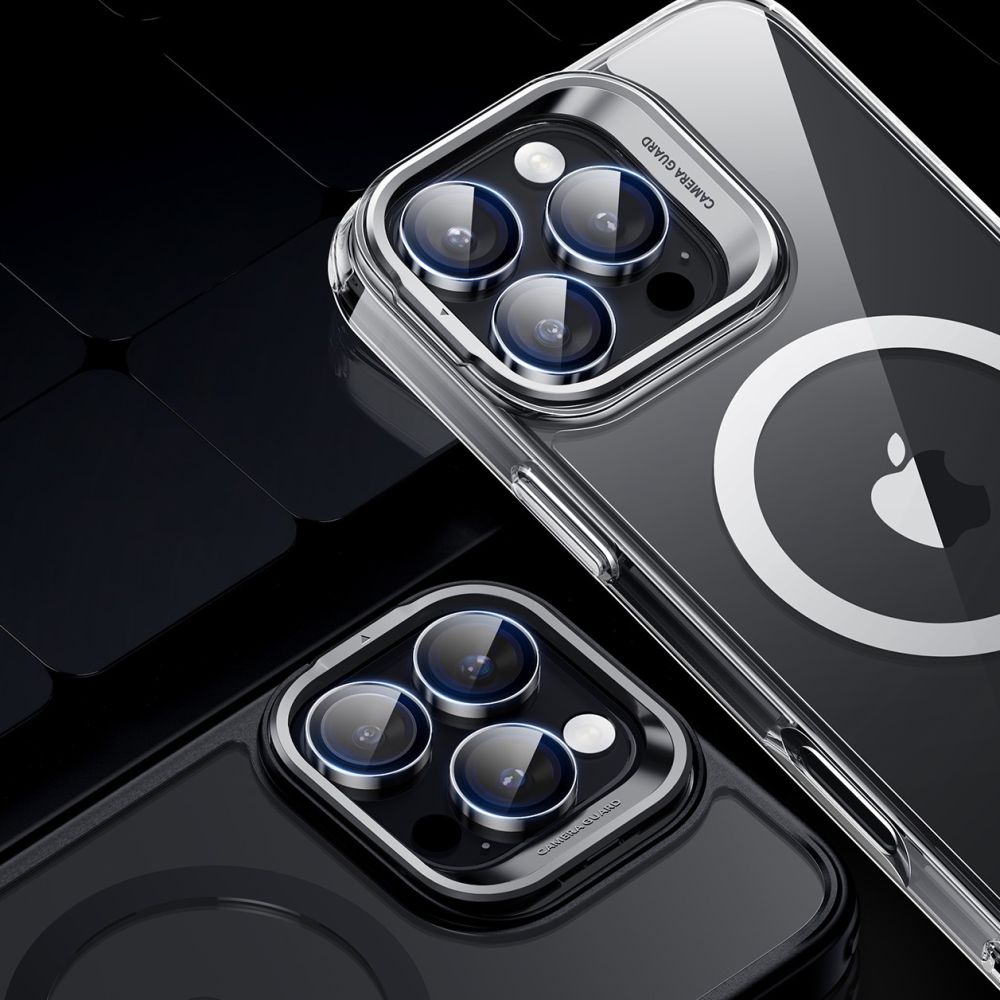 VETRO PROTETTIVO RIGIDO PER LENTE DELLA FOTOCAMERA ESR ARMORITE CAMERA PROTECTOR IPHONE 16 PRO / 16 PRO MAX NERO