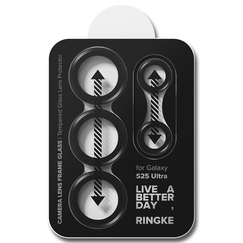VETRO PROTETTIVO RIGIDO PER LENTE DELLA FOTOCAMERA RINGKE CAMERA FRAME PROTECTOR 2-PACK GALAXY S25 ULTRA NERO