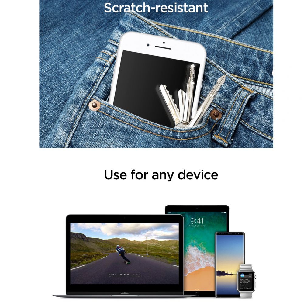 VETRO RESISTENTE LIQUIDO SPIGEN GLAS.TR NANO