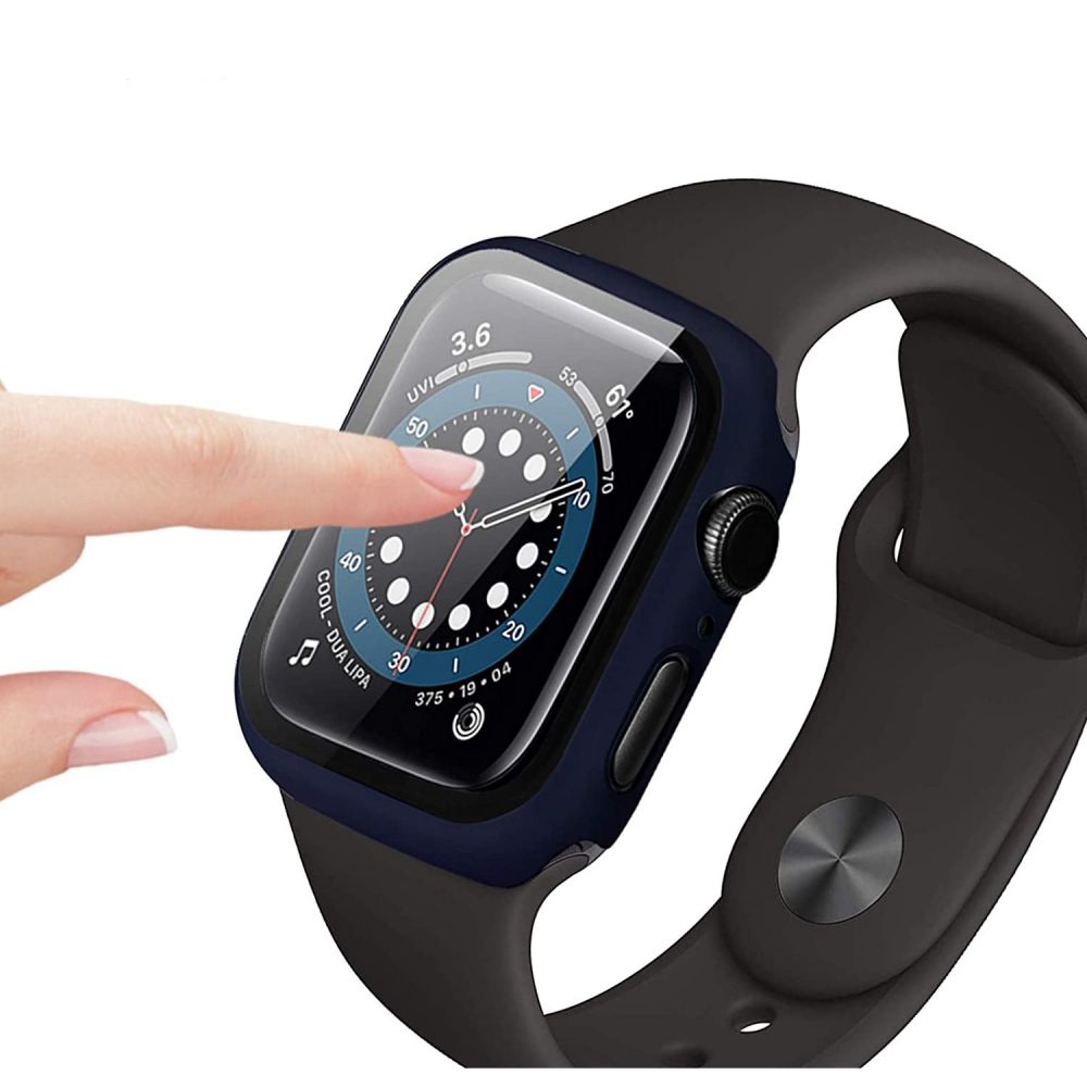 360° COVER PROTETTIVO PER APPLE WATCH 44 MM DOOP DEFENSE 360GUARD NERO