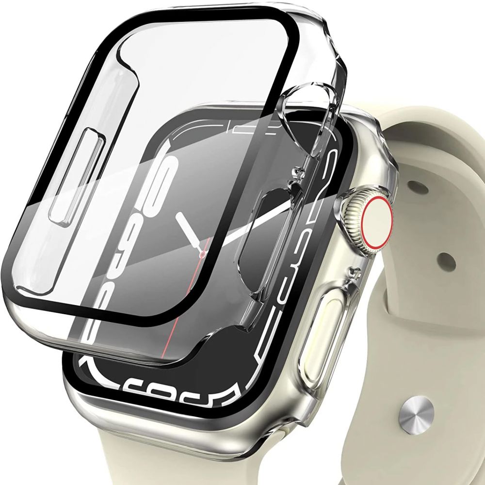 360° COVER PROTETTIVO PER APPLE WATCH 41 MM DOOP DEFENSE 360GUARD CLEAR