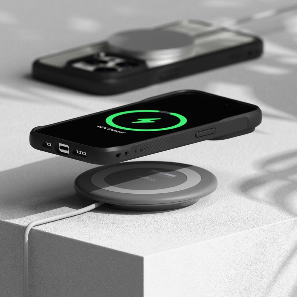 COPERTURA RINGKE FUSION BOLD IPHONE 15 PRO MAX NERO OPACO