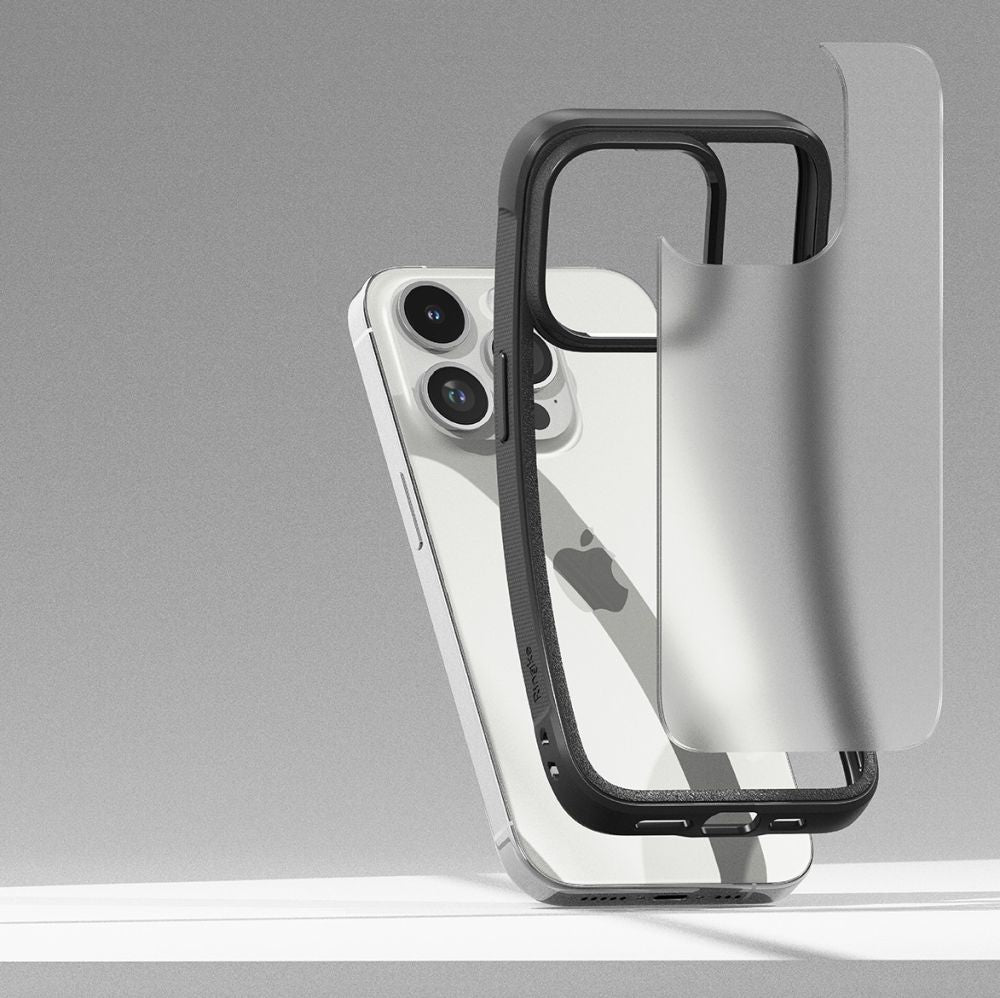 COPERTURA RINGKE FUSION BOLD IPHONE 15 PRO MAX NERO OPACO