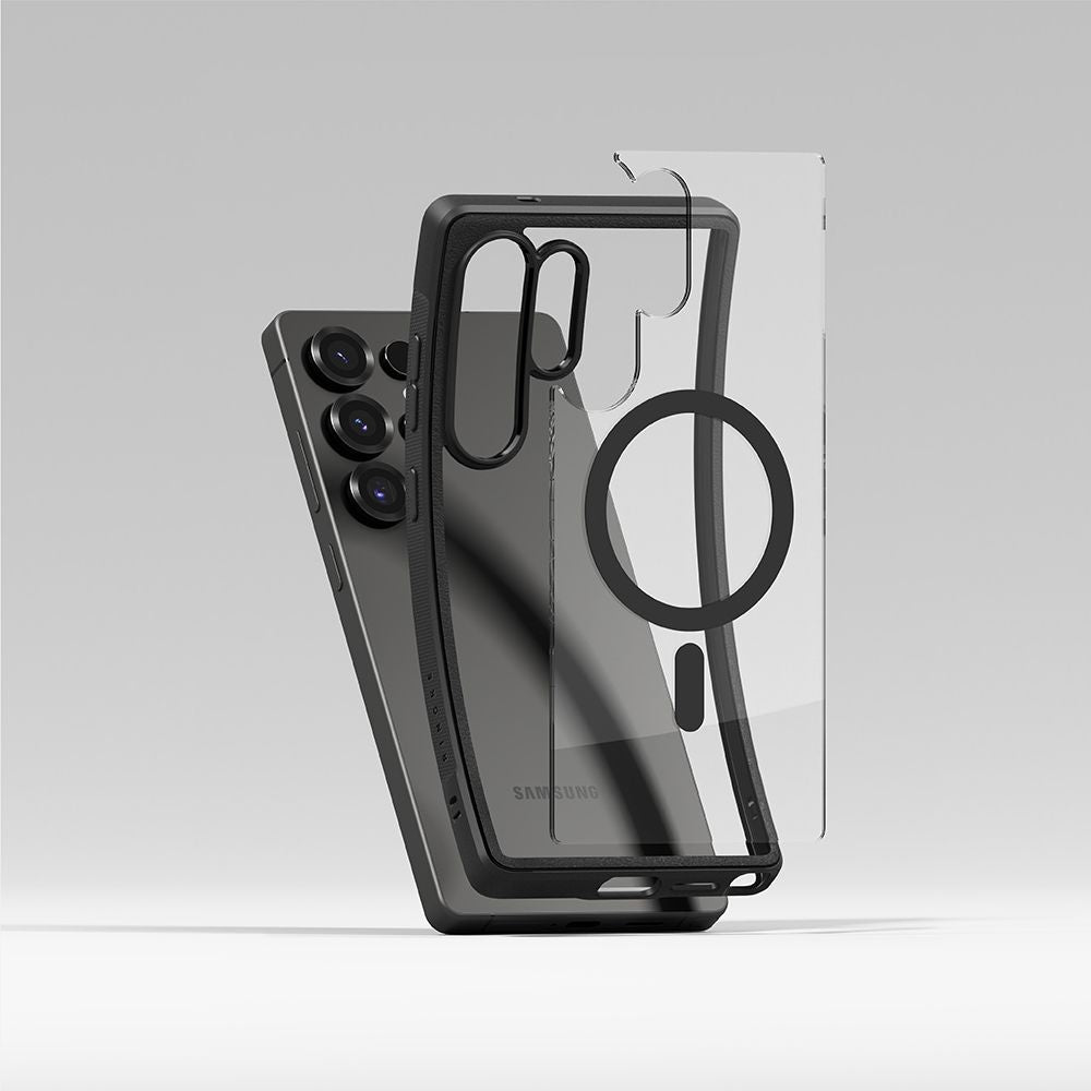 COPERTURA RINGKE FUSION BOLD MAGNETICA MAGSAFE GALAXY S25 ULTRA NERA