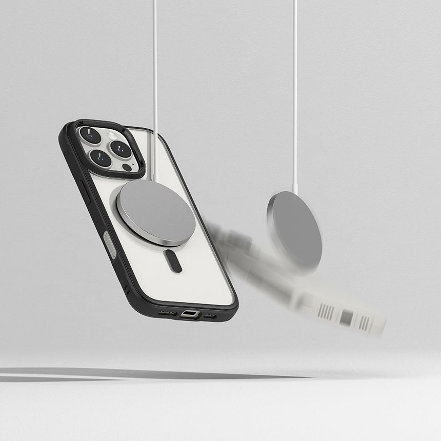 COPERTURA RINGKE FUSION BOLD MAGNETICA MAGSAFE IPHONE 16 PRO MAX NERA